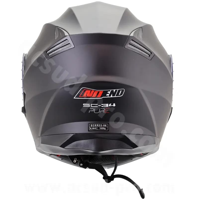 Casque modulable SC-34 double écran noir mat M 6