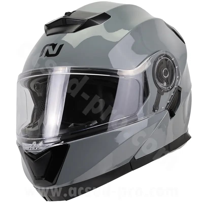 Casque modulable SC-34 double écran gris nardo XXL