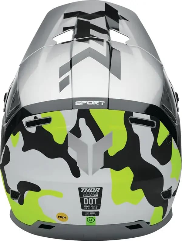 Casque THOR Reflex Sport Riot gris/acier 3