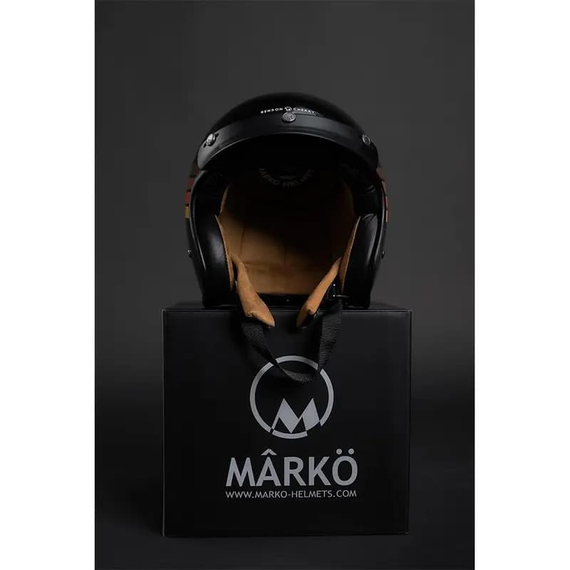 Casque Jet Marko The Classic Benson & Cherry XS 8