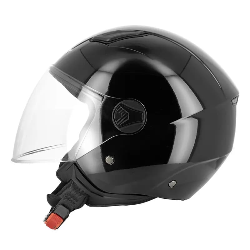 Casque Jet Eight S779 LEOV LV Noir XL - Écran Long 3