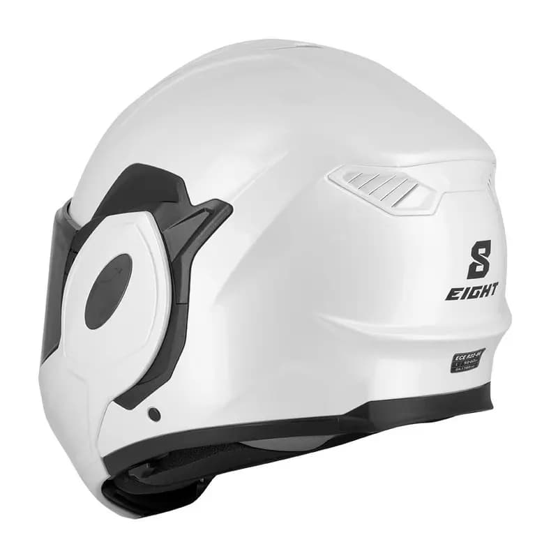 Casque modulable Eight FlipTech blanc nacré 2XL 5