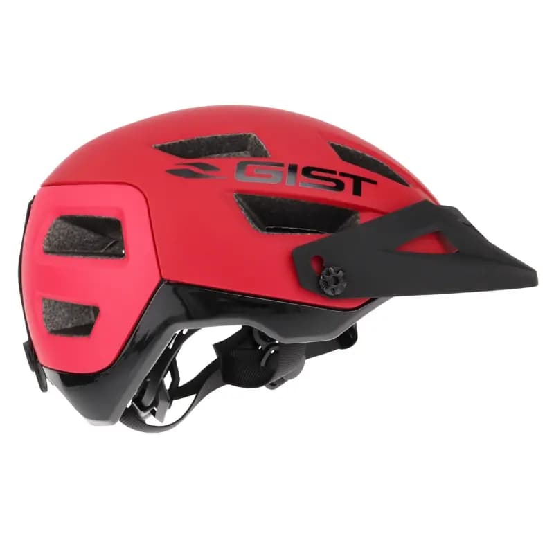 Casque vélo adulte Gist VTT Kop rouge in-mold 53-59 cm avec visière réglable et fit-system 2