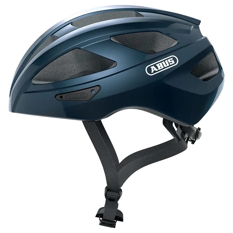 Casque vélo adulte Abus Macator bleu nuit taille M (52-58 cm) réglage molette 2