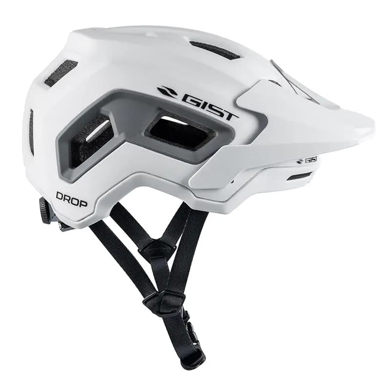 Casque vélo adulte GIST VTT Drop blanc in-mold taille 52-56